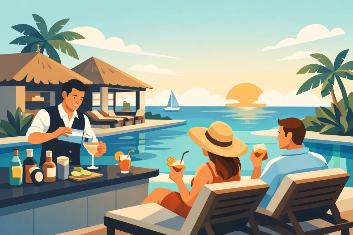 Aruba Private Bartender Service for Villa Trips