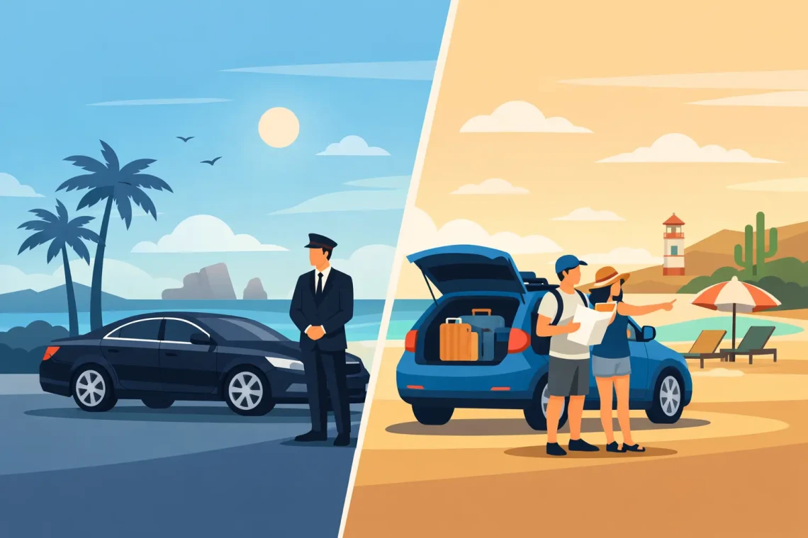 Private Driver Versus Rental Car Aruba