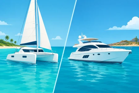 Catamaran Versus Yacht Charter Aruba Options