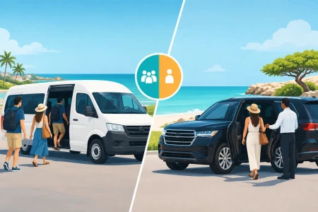 Shared Shuttle or Private Transfer Aruba?